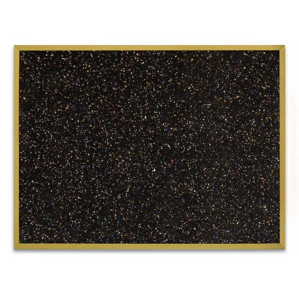 Sliding Door Indoor Enclosed Corkboard, 9, UV9012ACS-SATIN-COBACC